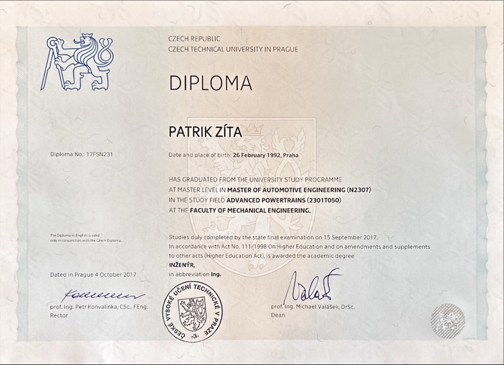 Vybírám jen to,
co bych sám chtěl řídit